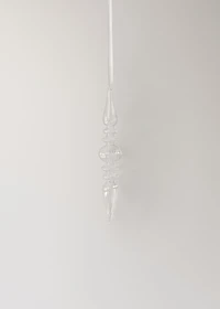 100% borosilicate glass drop decoration