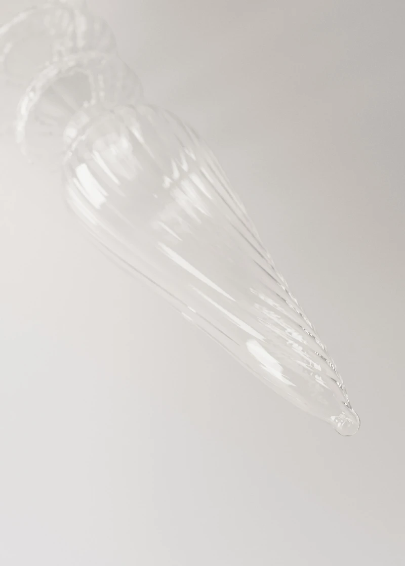 100% borosilicate glass drop decoration