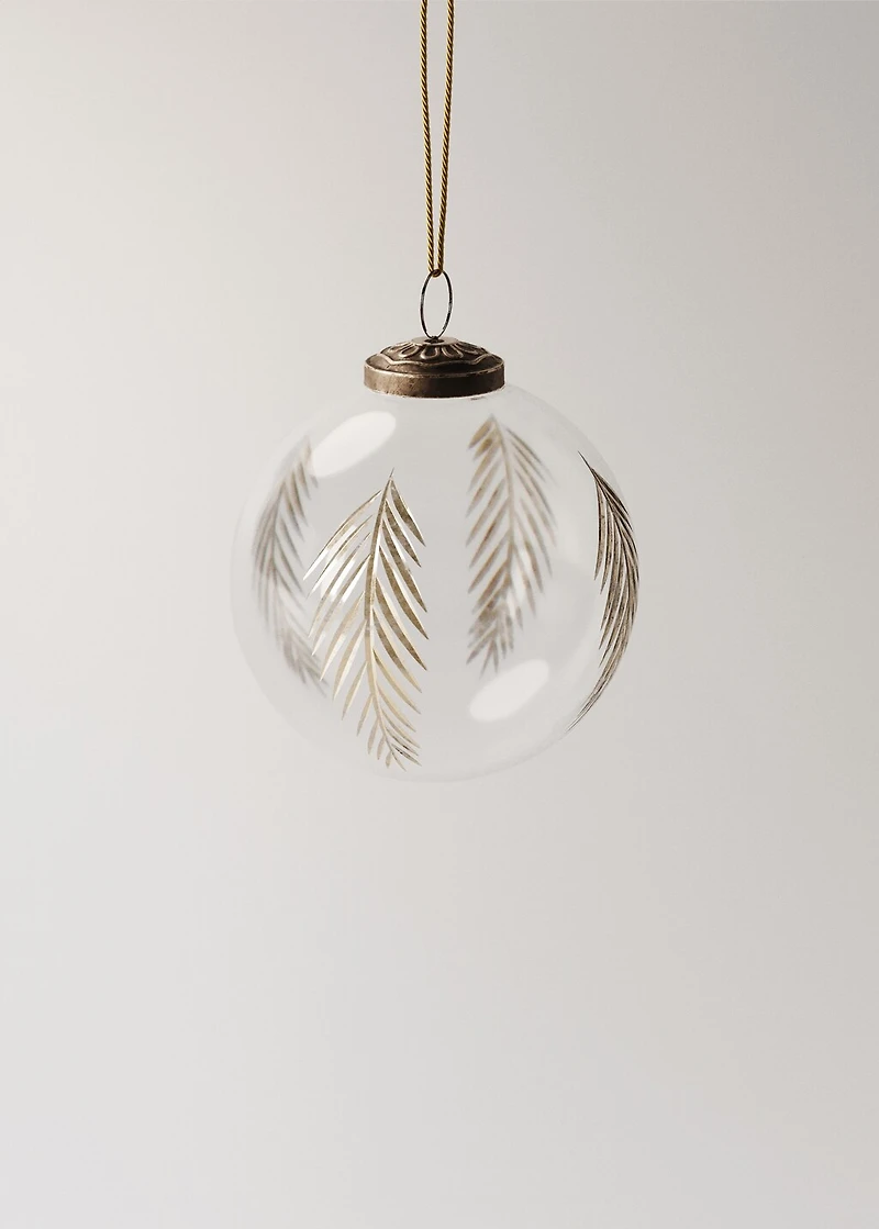 Borosilicate glass tree decoration