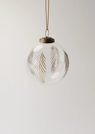 Borosilicate glass tree decoration