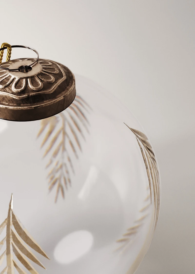 Borosilicate glass tree decoration