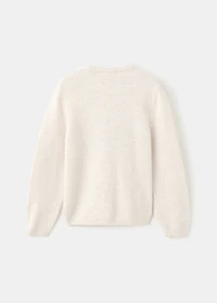 Knit embroidered sweater