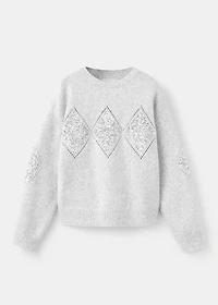 Knit paillette sweater