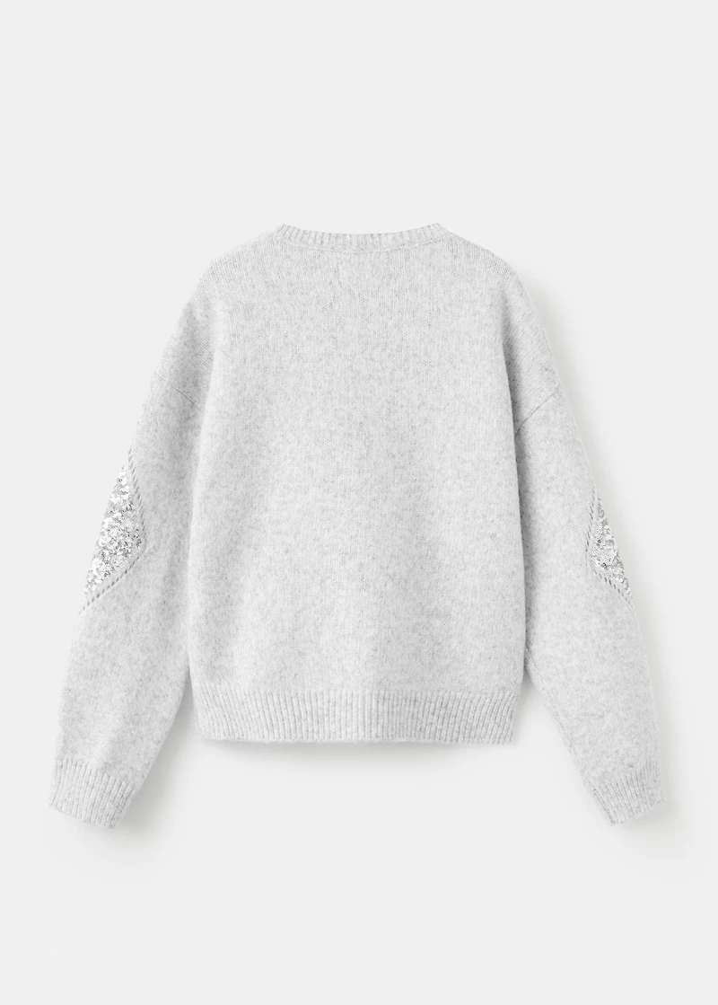 Knit paillette sweater