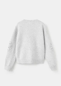 Knit paillette sweater