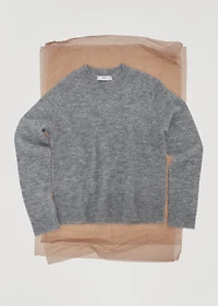 Knitted wool blend sweater