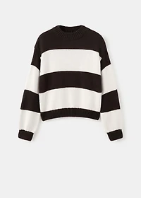 Knit striped sweater