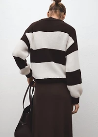 Knit striped sweater