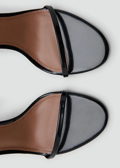 Strappy heeled sandals