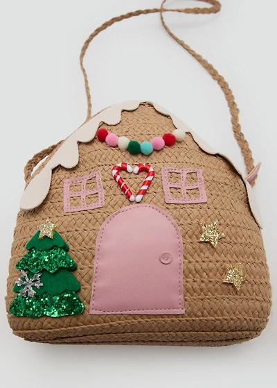 Handbag with Christmas motif