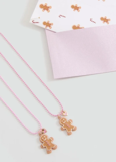 Pack of 2 Christmas necklaces