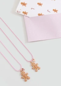 Pack of 2 Christmas necklaces