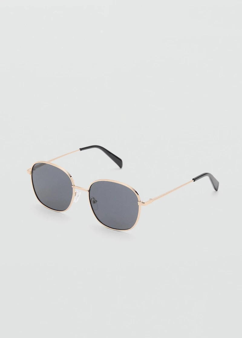 Metallic frame sunglasses