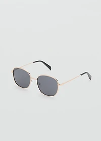 Metallic frame sunglasses