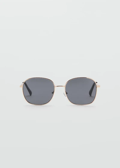 Metallic frame sunglasses