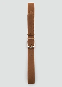 Suede belt