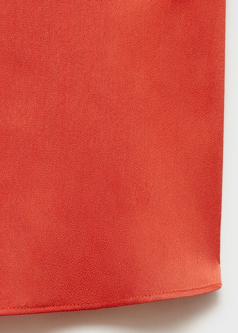 Short sleeve fluid shirt