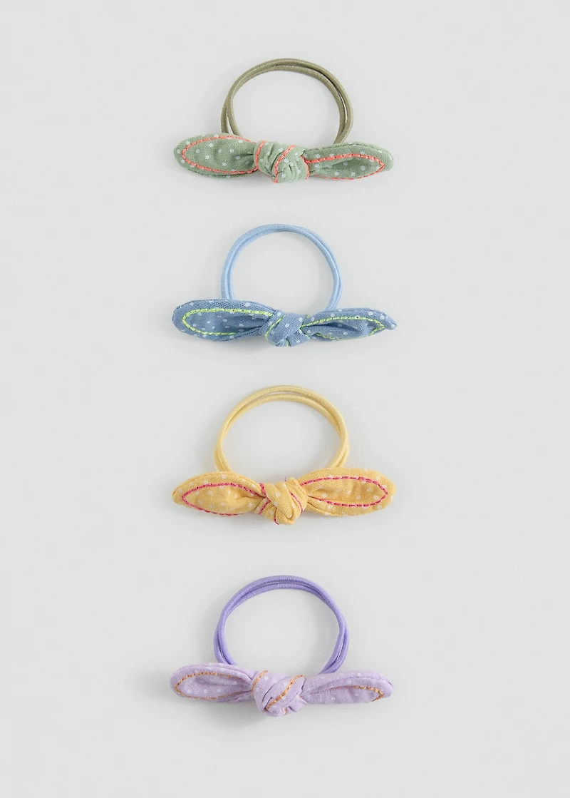 Bow hair tie