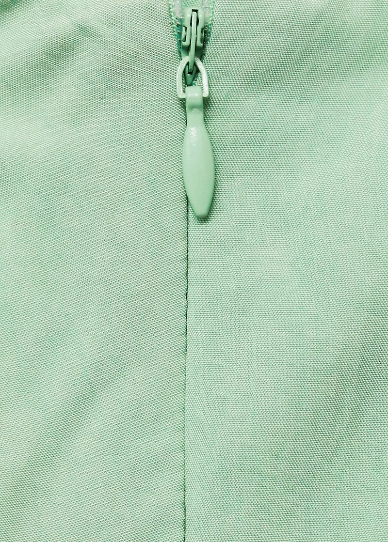 Midi-dress with pleats