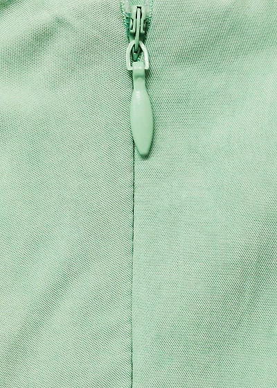 Midi-dress with pleats