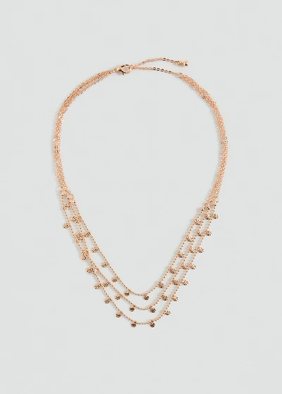 Triple chain necklace