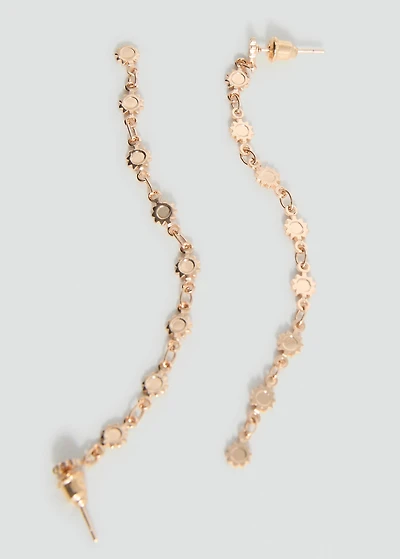 Long sun earrings