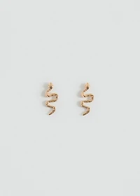 Snake design earrings