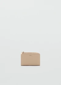 Small wallet with Saffiano effect