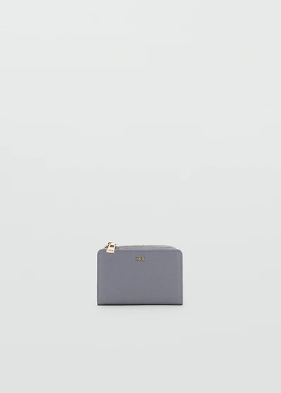 Small wallet with Saffiano effect