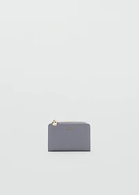 Small wallet with Saffiano effect