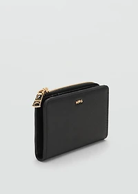 Small wallet with Saffiano effect