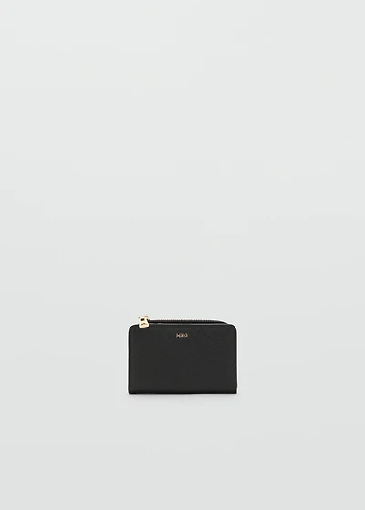 Small wallet with Saffiano effect