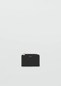 Small wallet with Saffiano effect