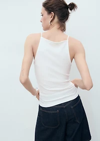 Crochet appliqué top