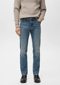 Jan slim-fit faded medium-wash Jeans