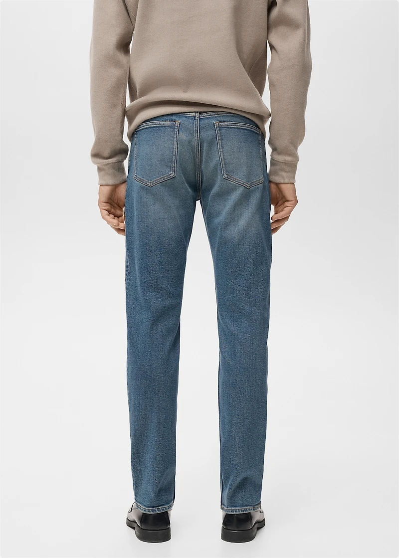 Jan slim-fit faded medium-wash Jeans