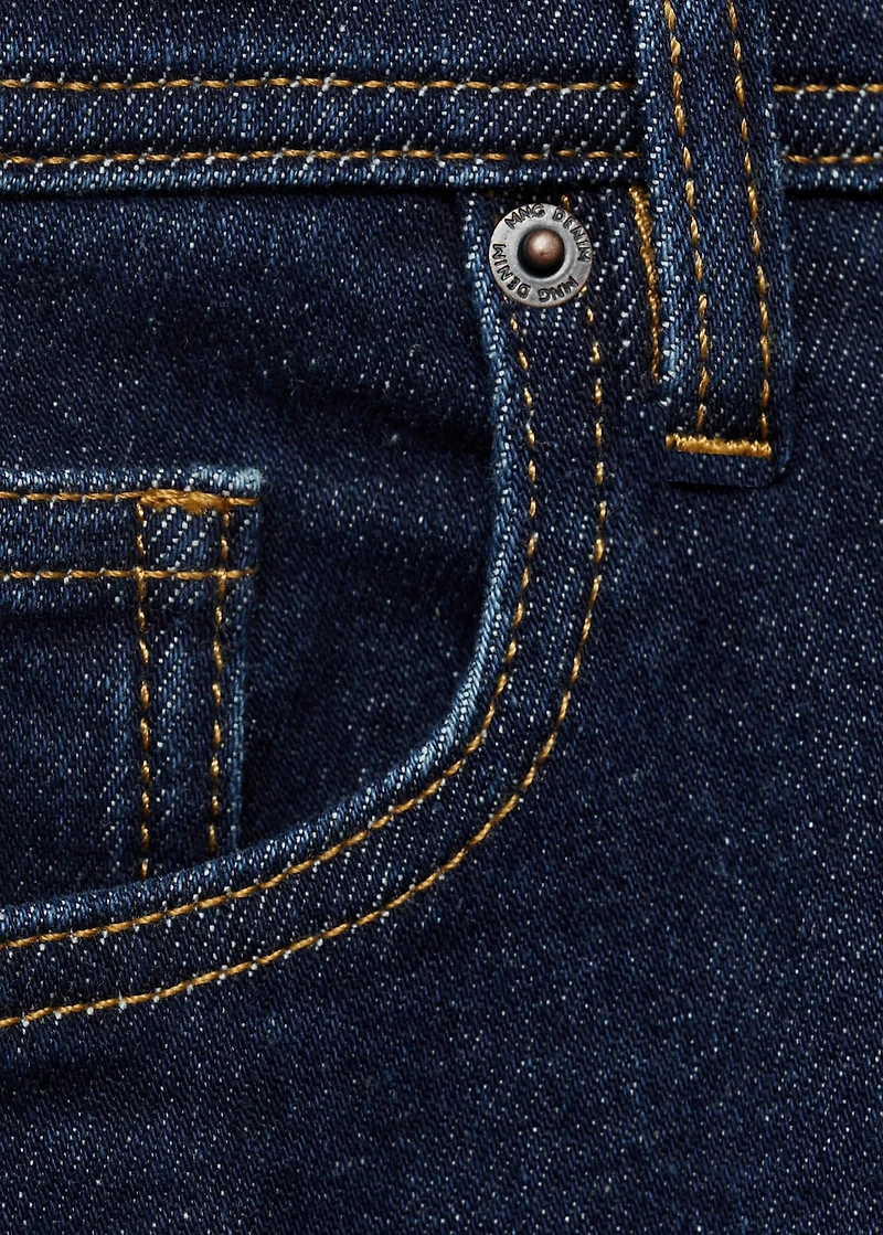 Jan slim-fit dark-wash jeans