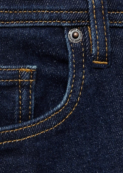 Jan slim-fit dark-wash jeans