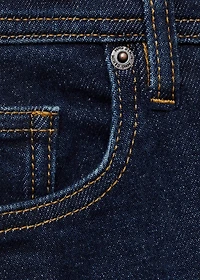 Jan slim-fit dark-wash jeans