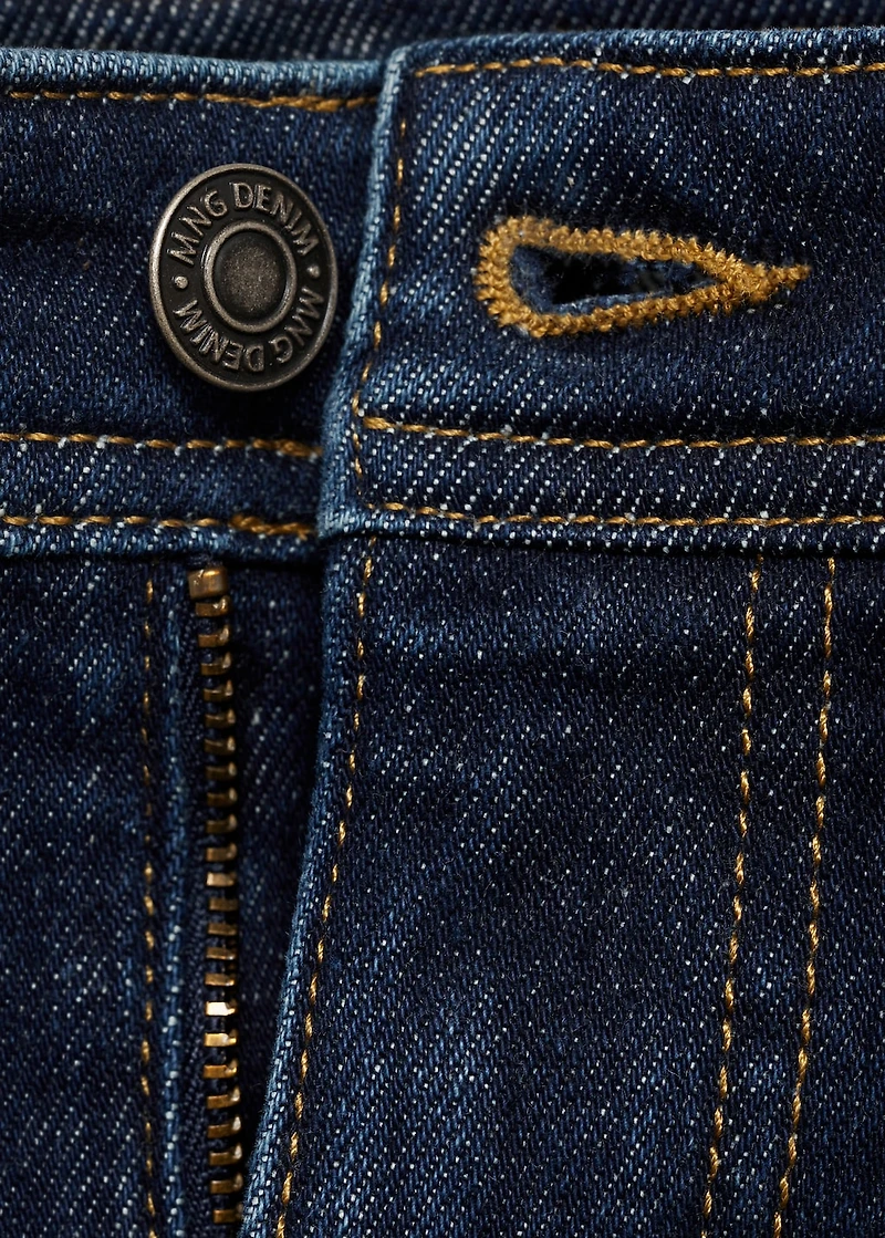 Jan slim-fit dark-wash jeans