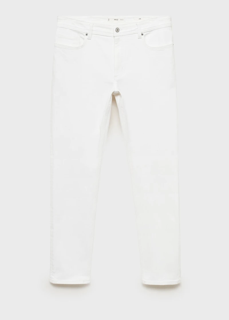 Slim fit white Jan jeans
