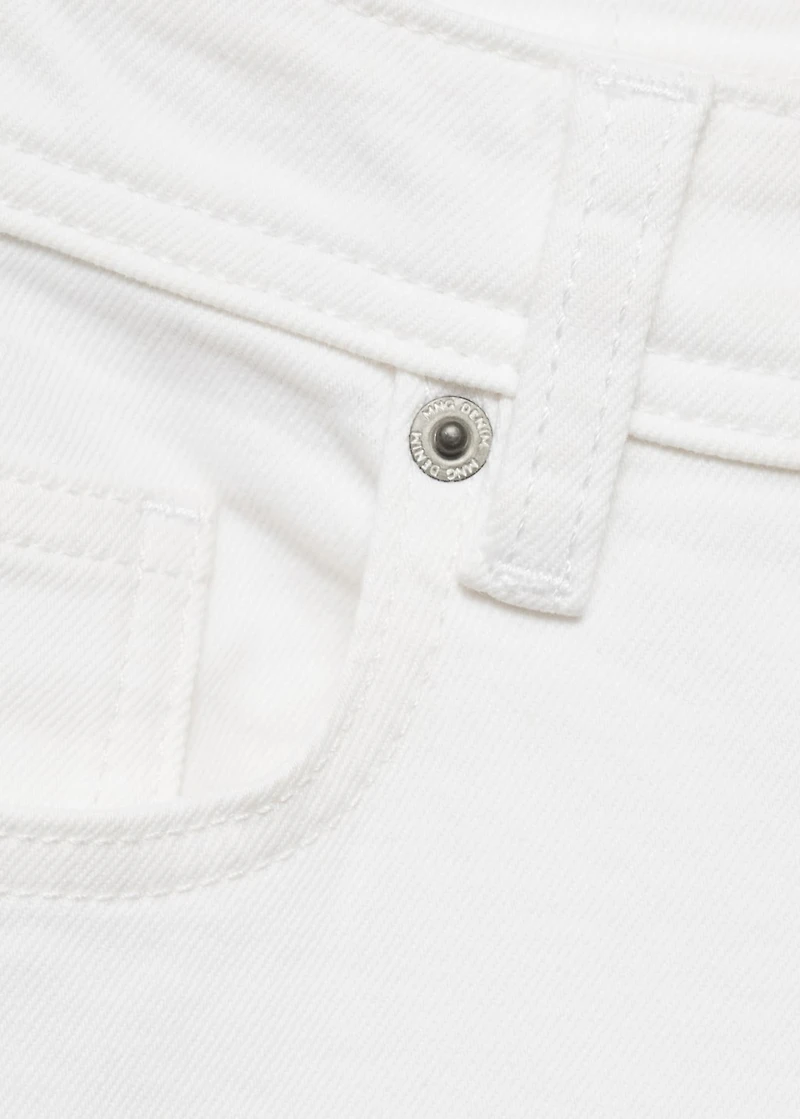 Slim fit white Jan jeans