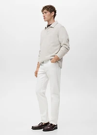 Slim fit white Jan jeans