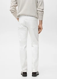 Slim fit white Jan jeans