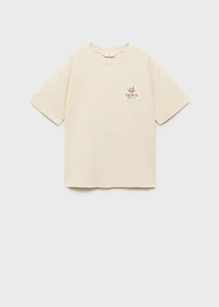 Tropical print T-shirt