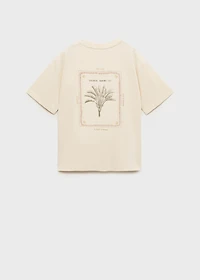 Tropical print T-shirt