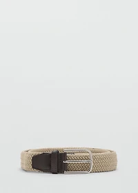 Braided elastic belt