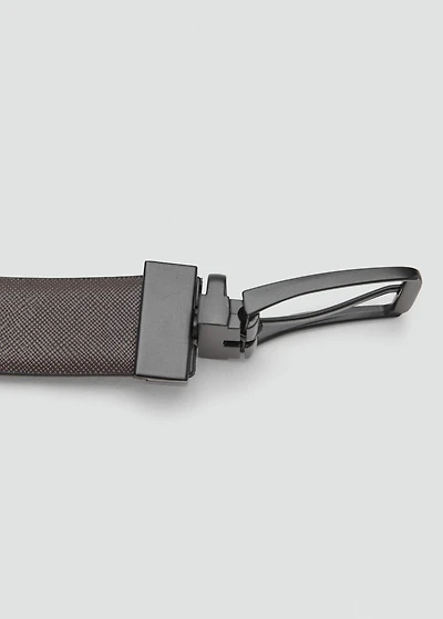 100% leather belt