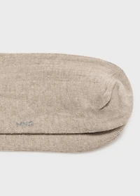 Embroidered cotton socks