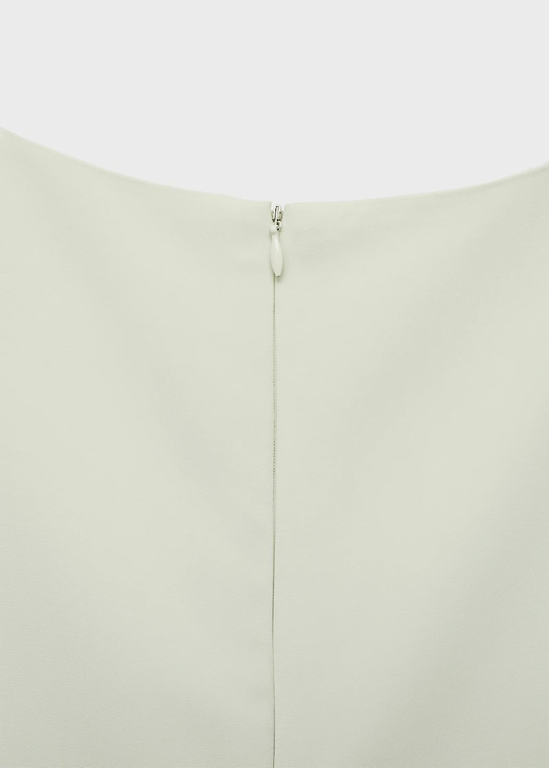 Floral dress with slit detail